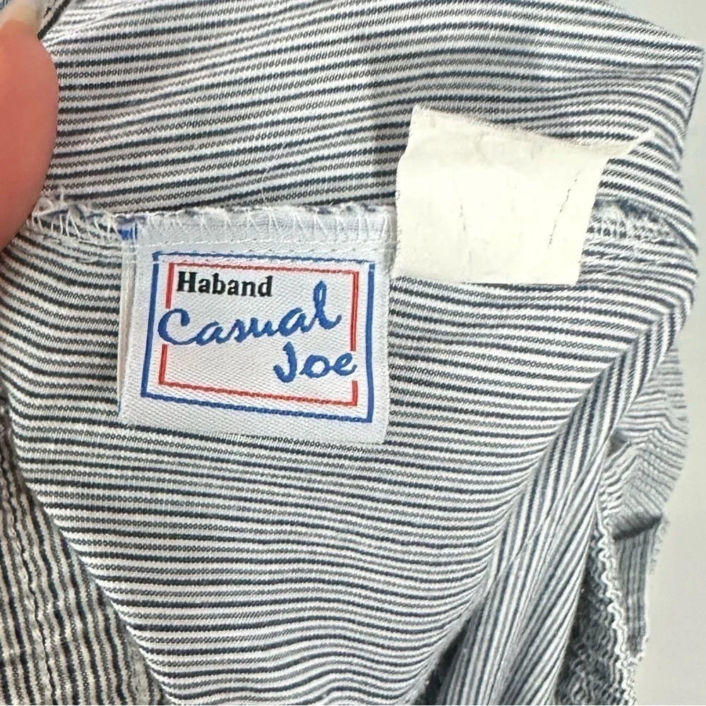 Vintage Haband Casual Joe seersucker pants size 42